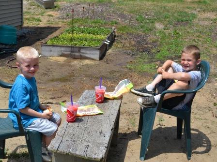 Lunch Break at McGroarty's Nursery Lunch Break at McGroarty's Nursery