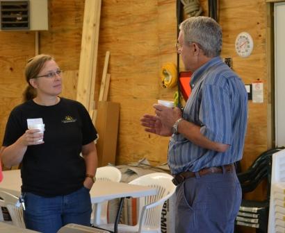  Abby and Roger talk growing and selling plants.